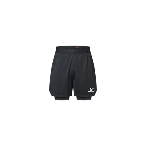 Ready-to-Wear All Ready-to-Wear Double Layer Running Shorts | Louis Vuitton ® (Product zoom)