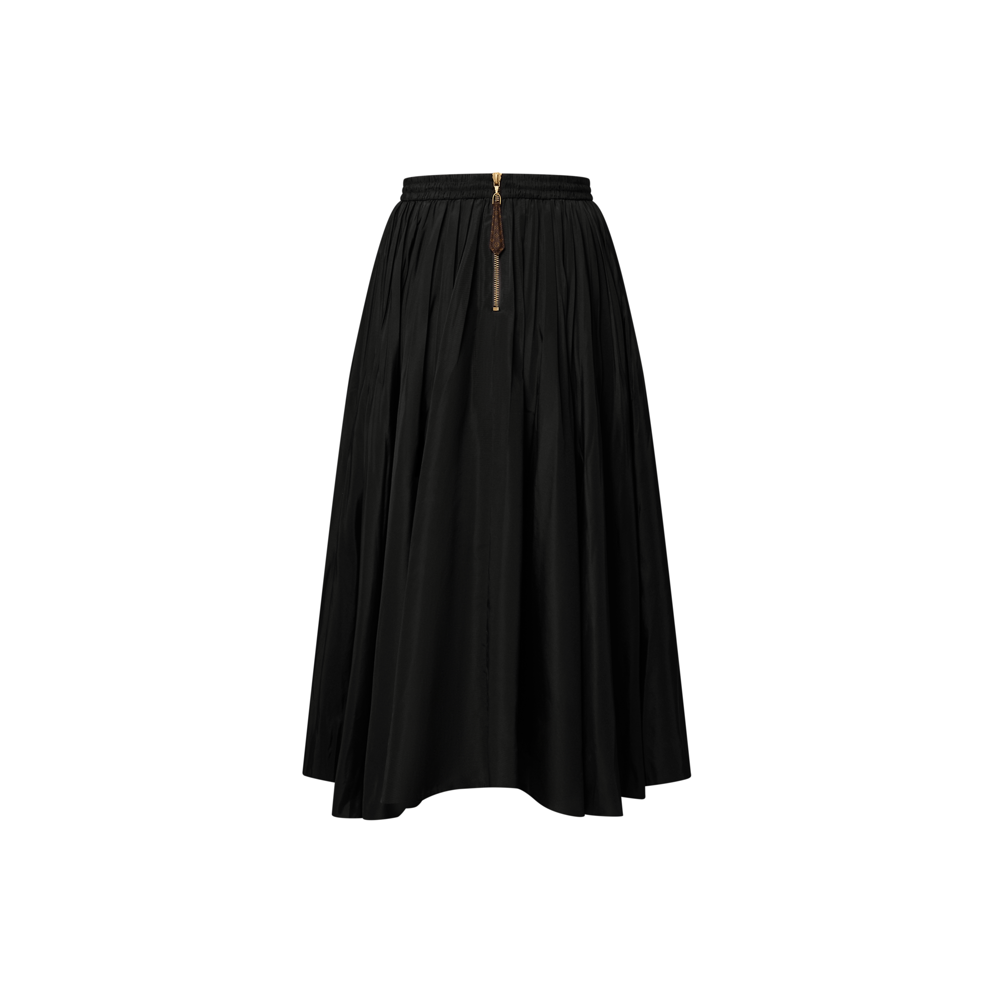 Drawstring Plissé Skirt