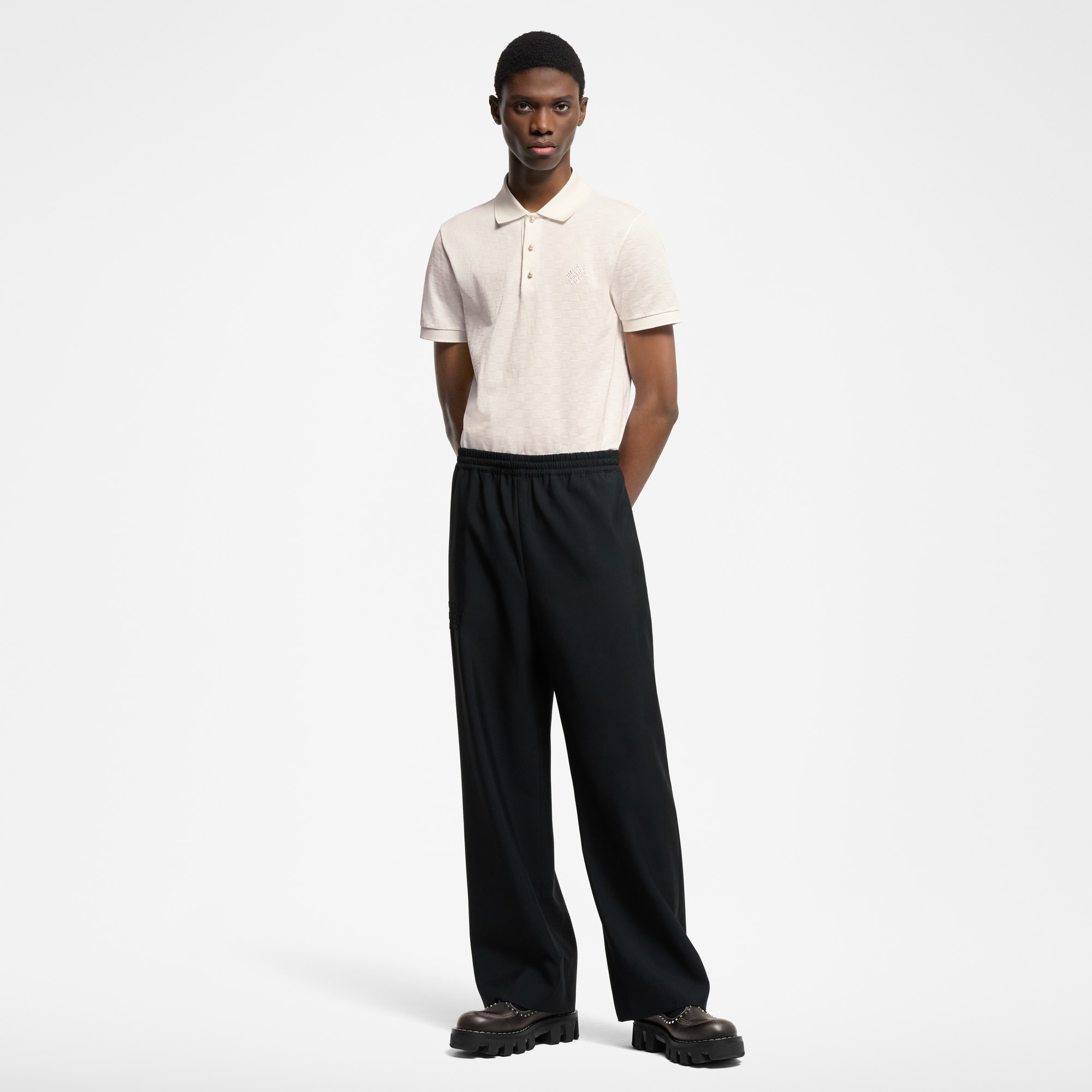  Ready-to-Wear Pants Drawstring Wool Pants | Louis Vuitton ® (Product zoom)