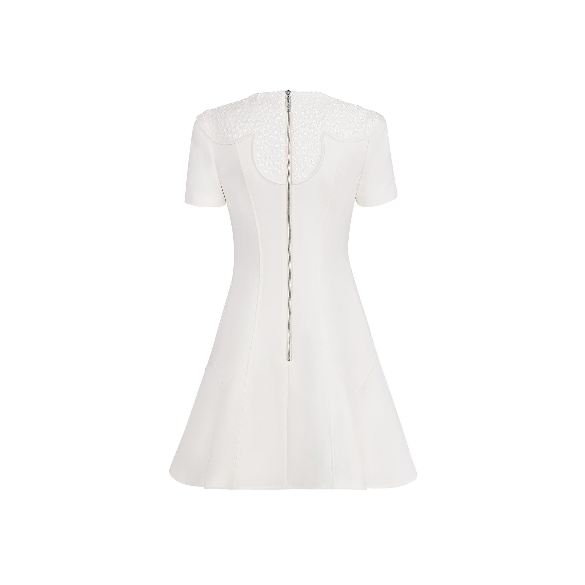 louis vuitton white dress