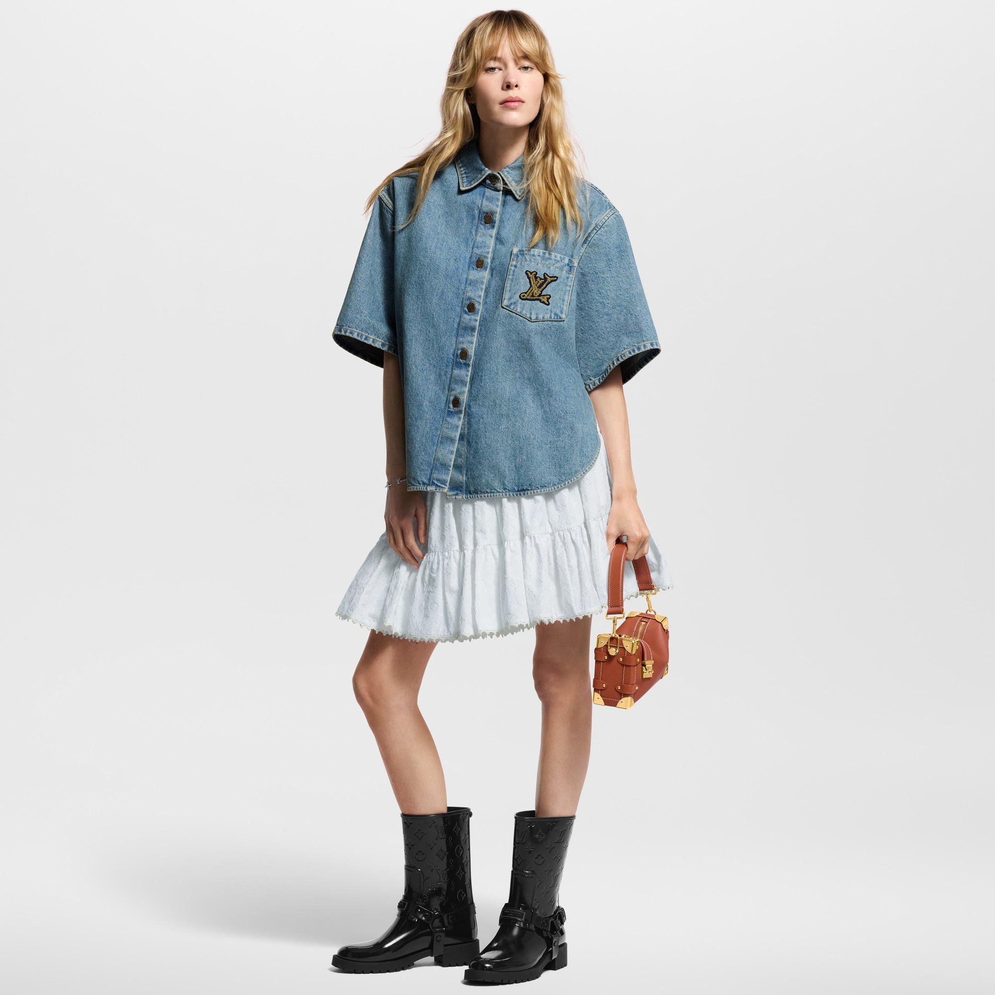  Shoes Boots and Ankle Boots Drops Flat Half Rain Boot | Louis Vuitton ® (Product zoom)