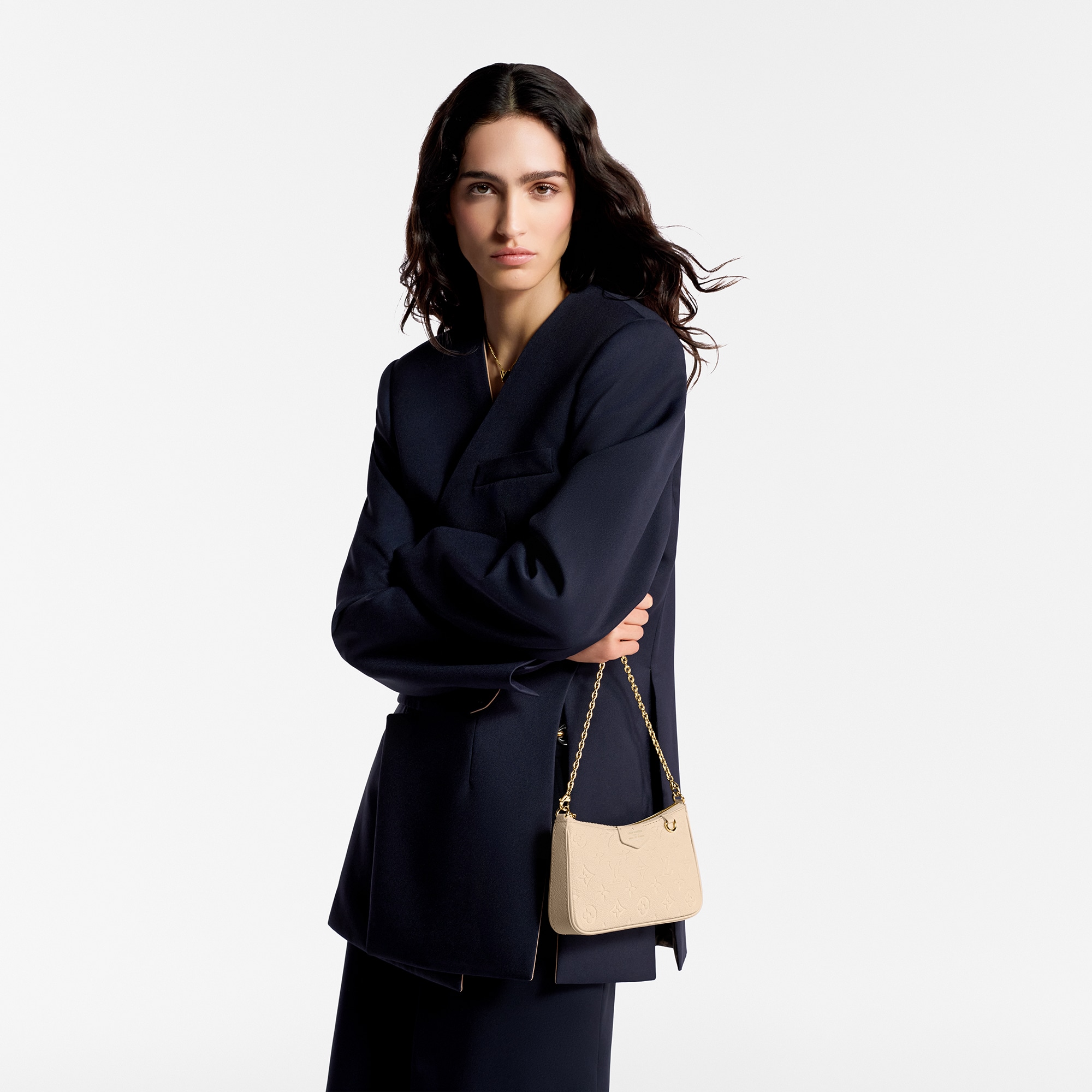 Monogram Empreinte Leather Small Leather Goods All Small Leather Goods Easy Pouch On Strap | Louis Vuitton ® (Product zoom)