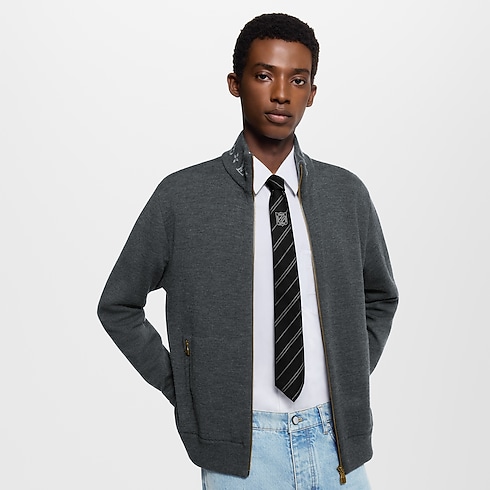 S00 Accessories Ties and Pocket Squares Ecu Stripes Tie | Louis Vuitton ® (Product zoom)