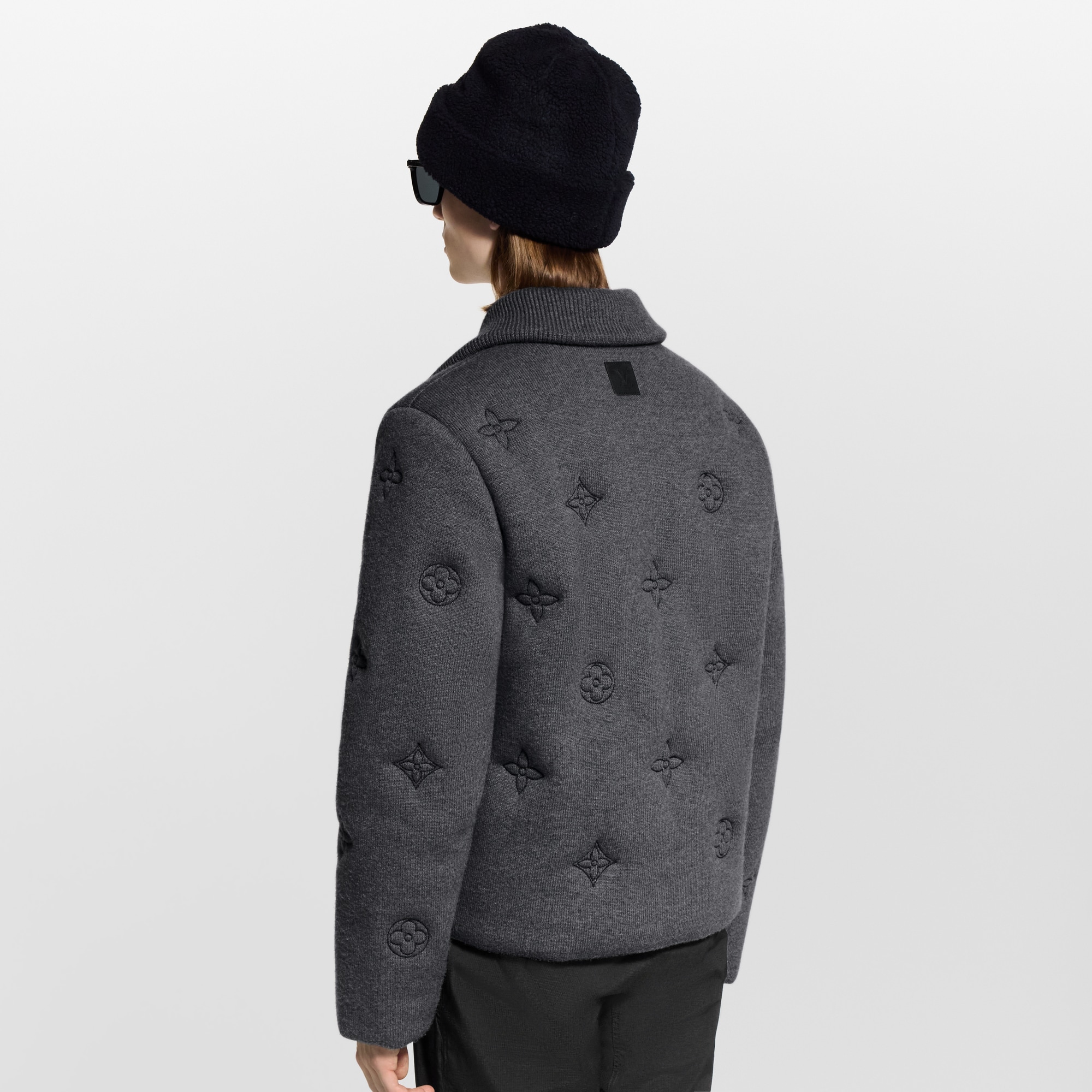 For Men LV Ski Elegant Monogram Knitted Down Blouson | Louis Vuitton ® (Product zoom)