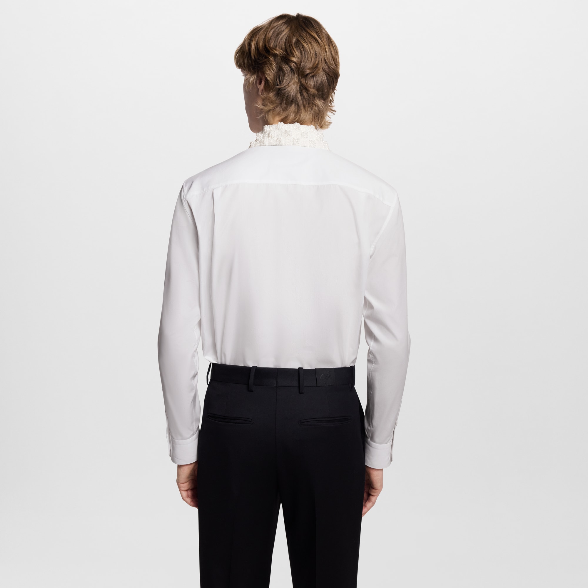  Ready-to-Wear Shirts Embellished Collar Evening Shirt  | Louis Vuitton ® (Product zoom)