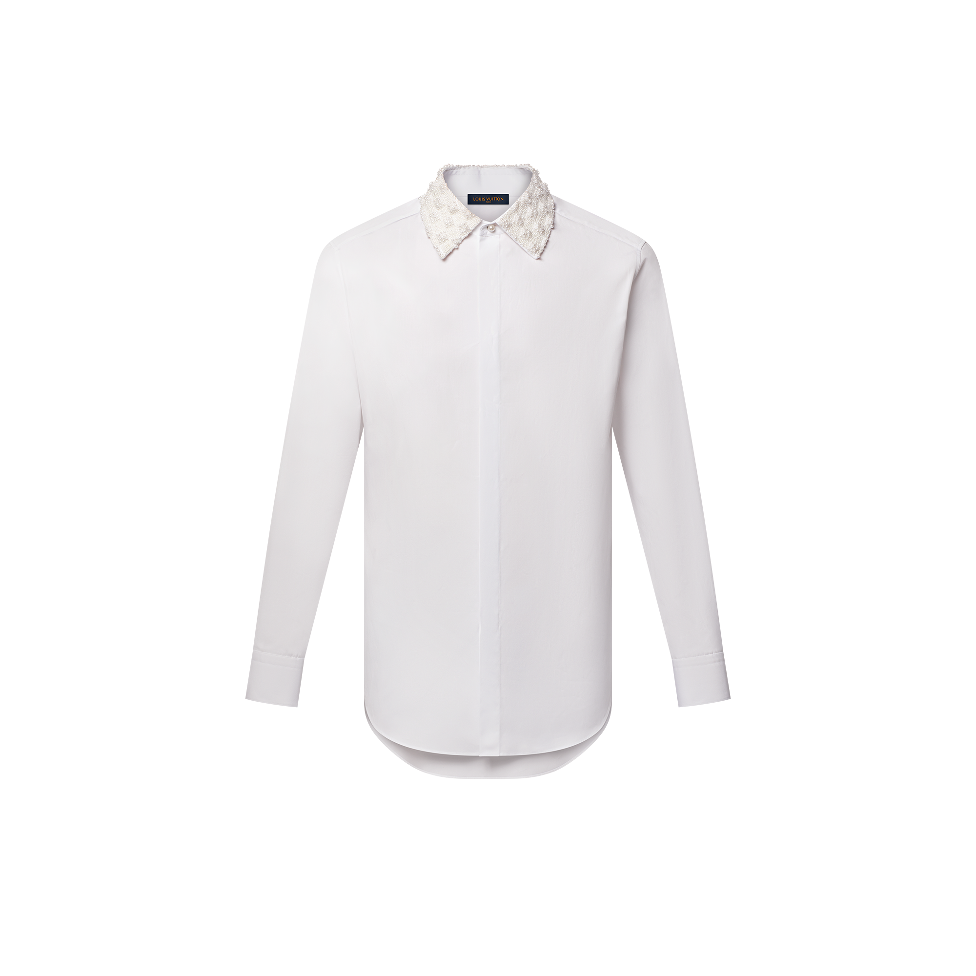  Ready-to-Wear Shirts Embellished Collar Evening Shirt  | Louis Vuitton ® (Product zoom)