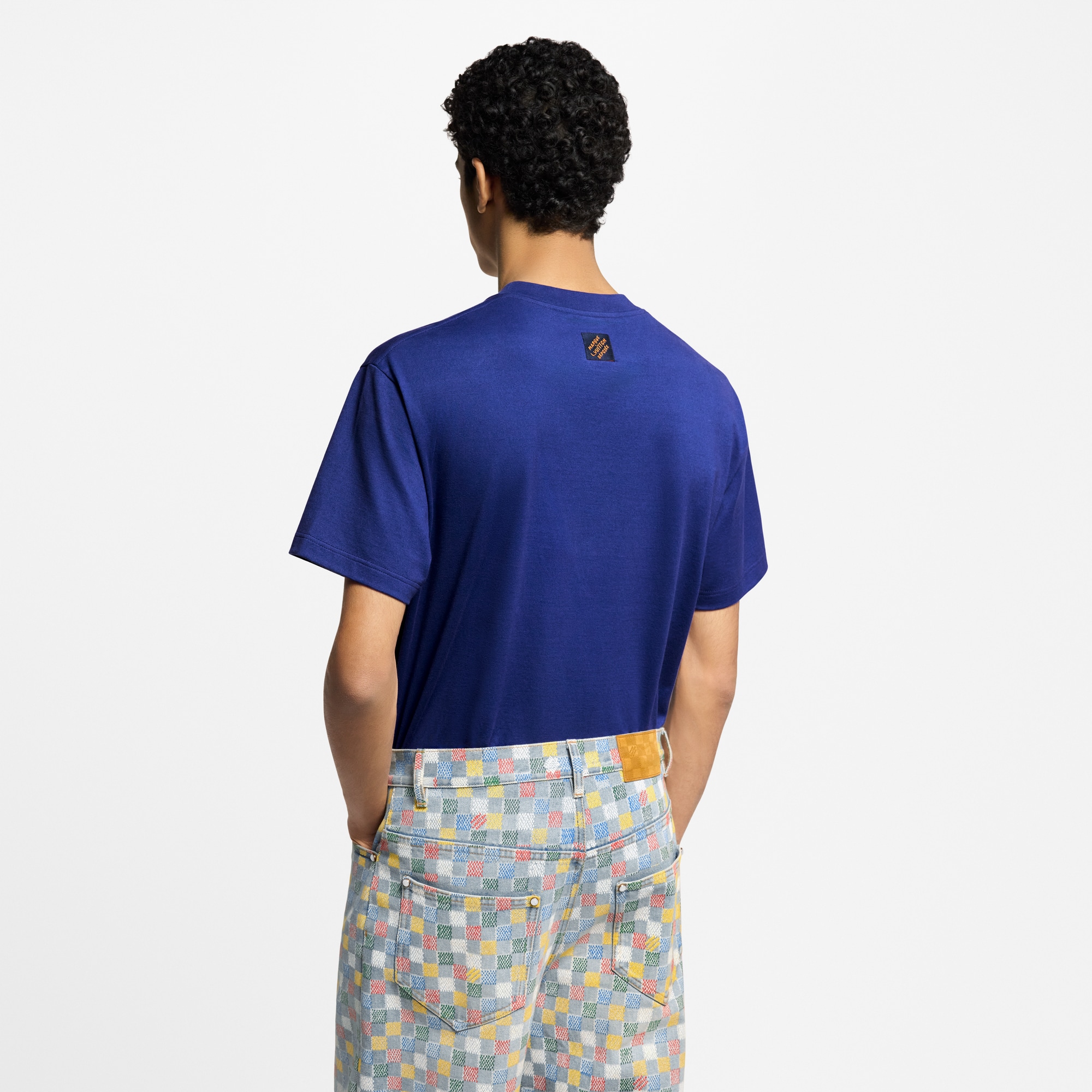  Ready-to-Wear T-Shirts and Polos Embellished Cotton T-Shirt | Louis Vuitton ® (Product zoom)