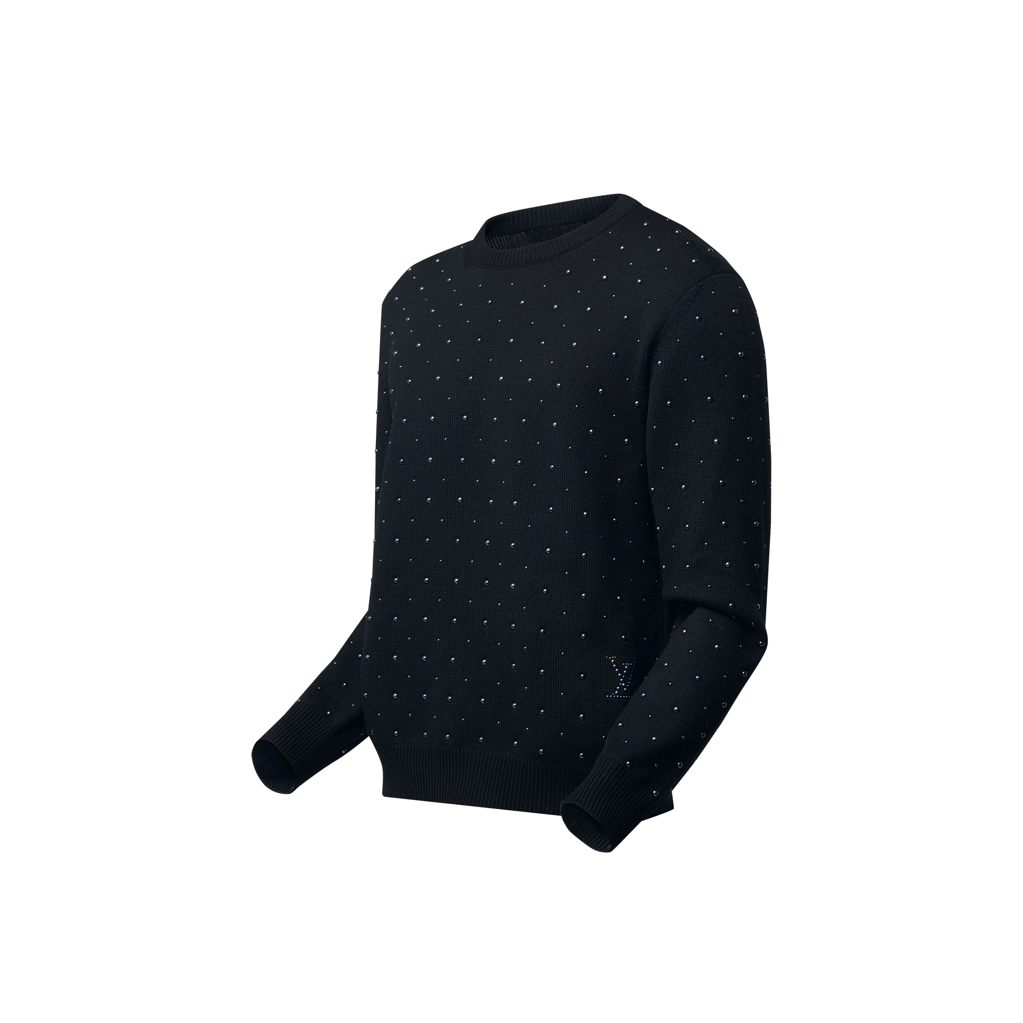  Ready-to-Wear All Ready-to-Wear Embellished Crewneck | Louis Vuitton ® (Product zoom)