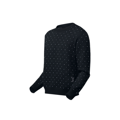 Ready-to-Wear All Ready-to-Wear Embellished Crewneck | Louis Vuitton ® (Product zoom)