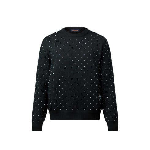 Ready-to-Wear All Ready-to-Wear Embellished Crewneck | Louis Vuitton ® (Product zoom)