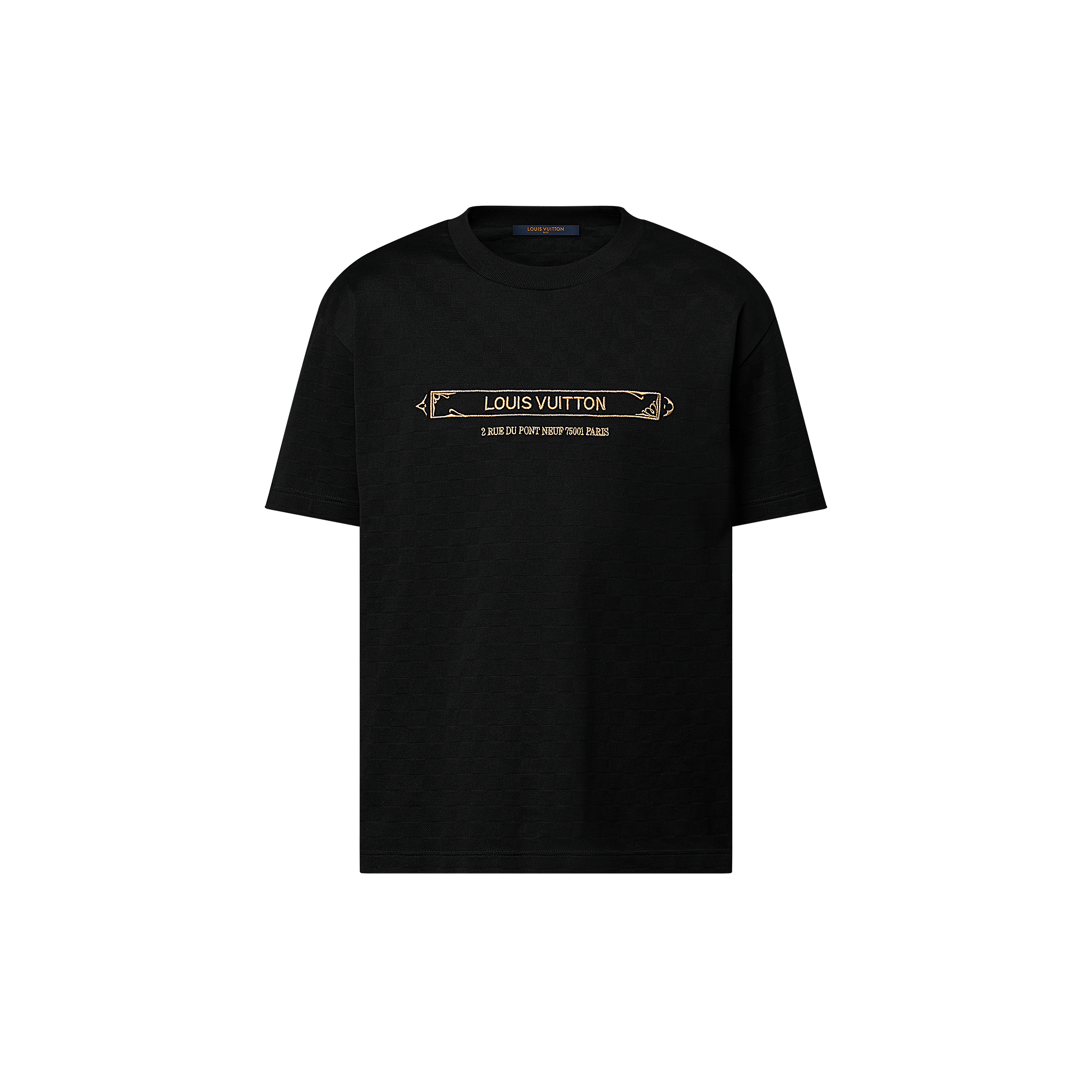 Embellished Damier Pique T-Shirt