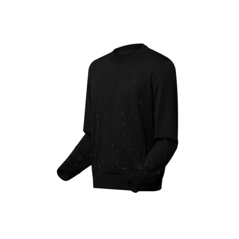 Ready-to-Wear All Ready-to-Wear Embellished Evening Crewneck | Louis Vuitton ® (Product zoom)