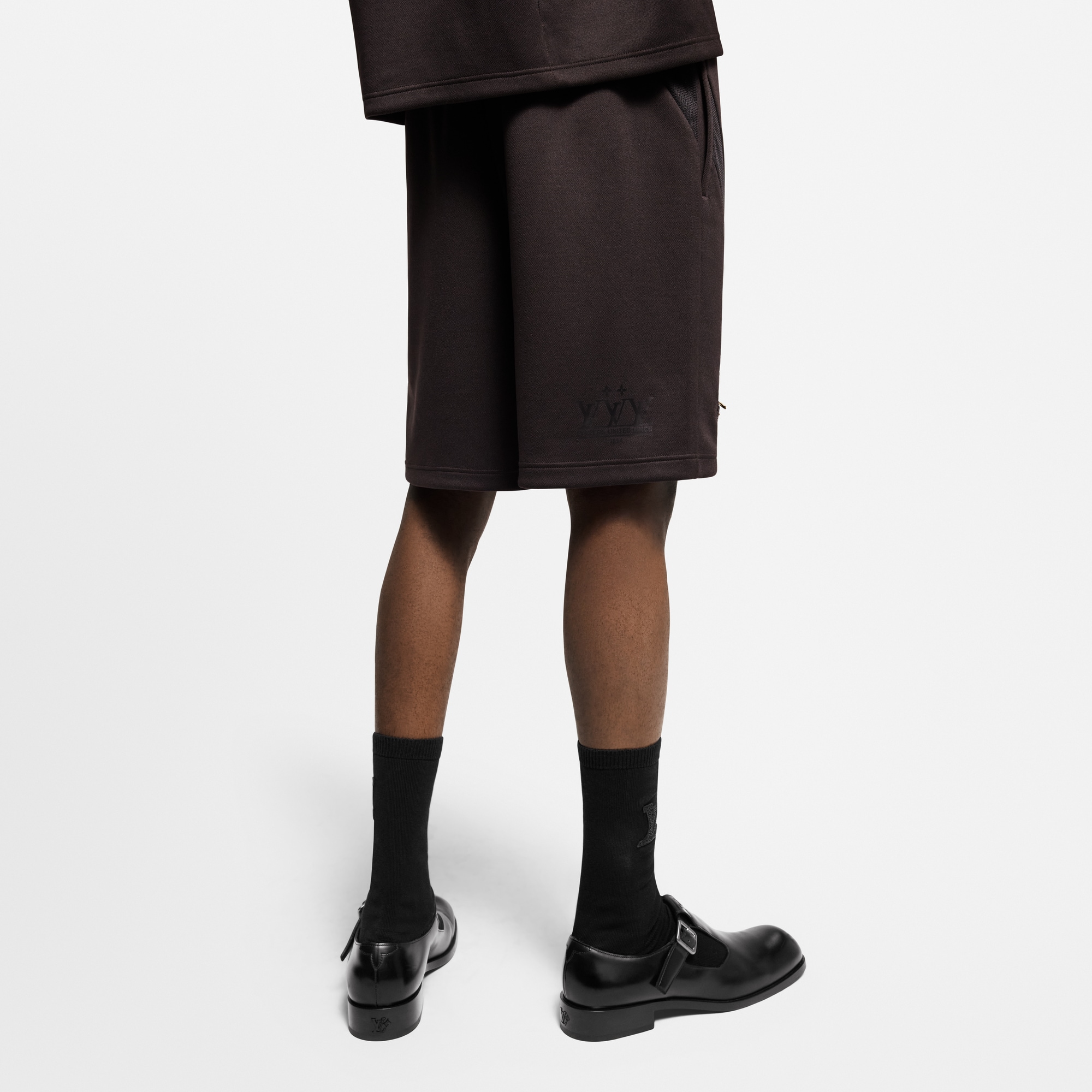  Ready-to-Wear All Ready-to-Wear Embellished Jersey Shorts | Louis Vuitton ® (Product zoom)