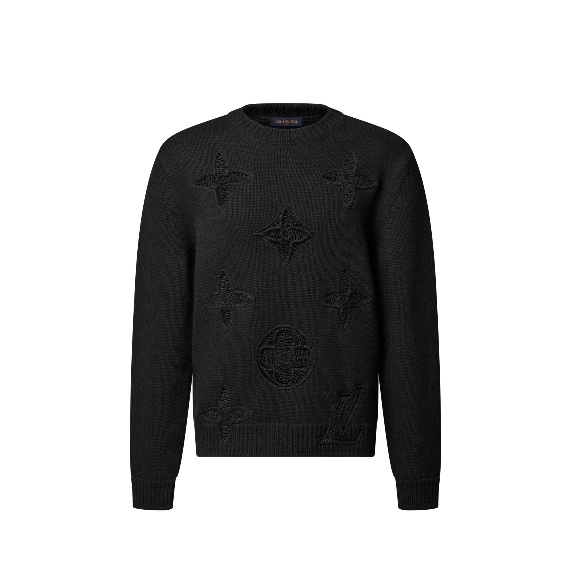  For Men LV Ski Embellished Knitted Crewneck | Louis Vuitton ® (Product zoom)