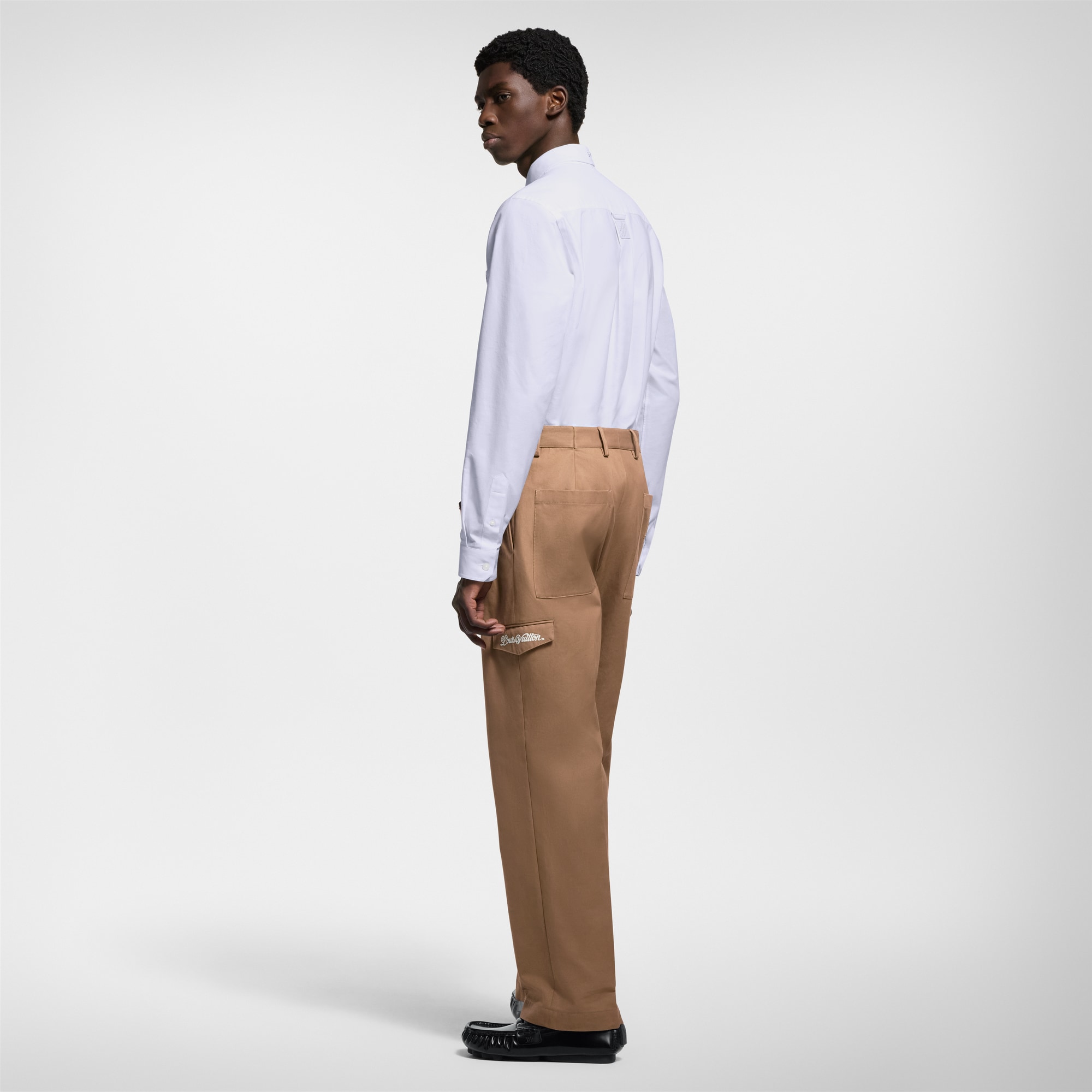  Ready-to-Wear Shirts Embellished Long-Sleeved Cotton Shirt | Louis Vuitton ® (Product zoom)