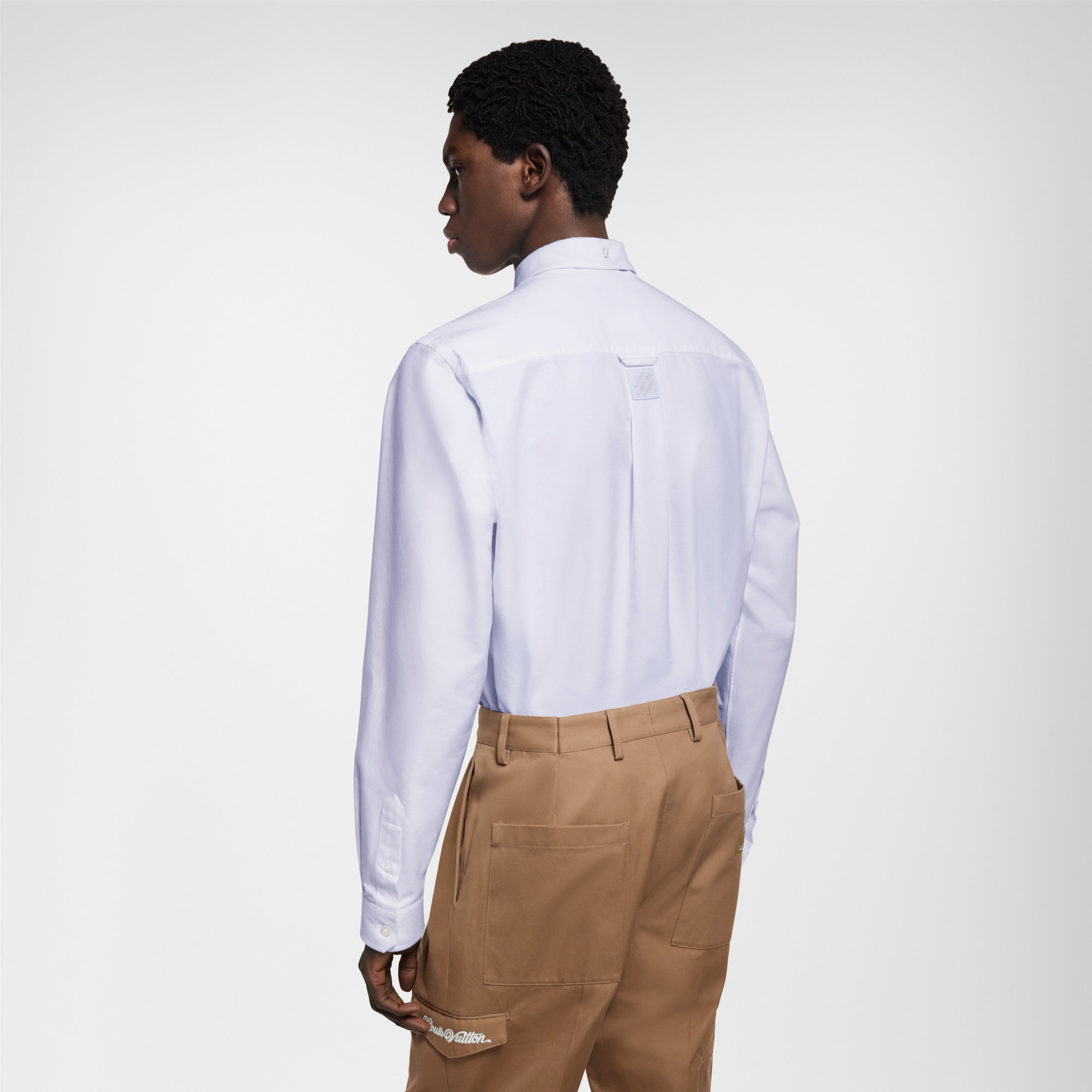  Ready-to-Wear Shirts Embellished Long-Sleeved Cotton Shirt | Louis Vuitton ® (Product zoom)