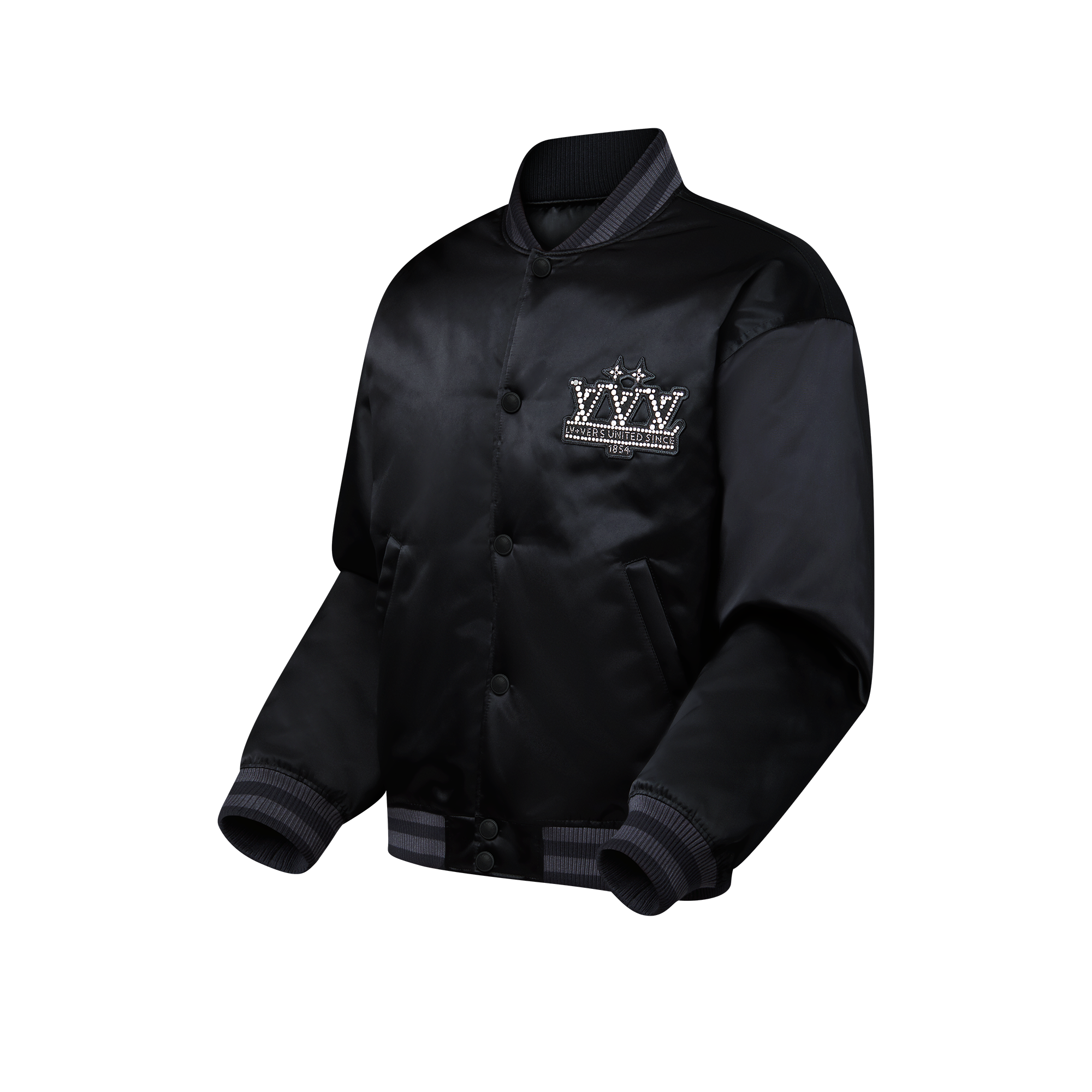  Ready-to-Wear Coats and Outerwear Embellished Nylon Baseball Blouson  | Louis Vuitton ® (Product zoom)