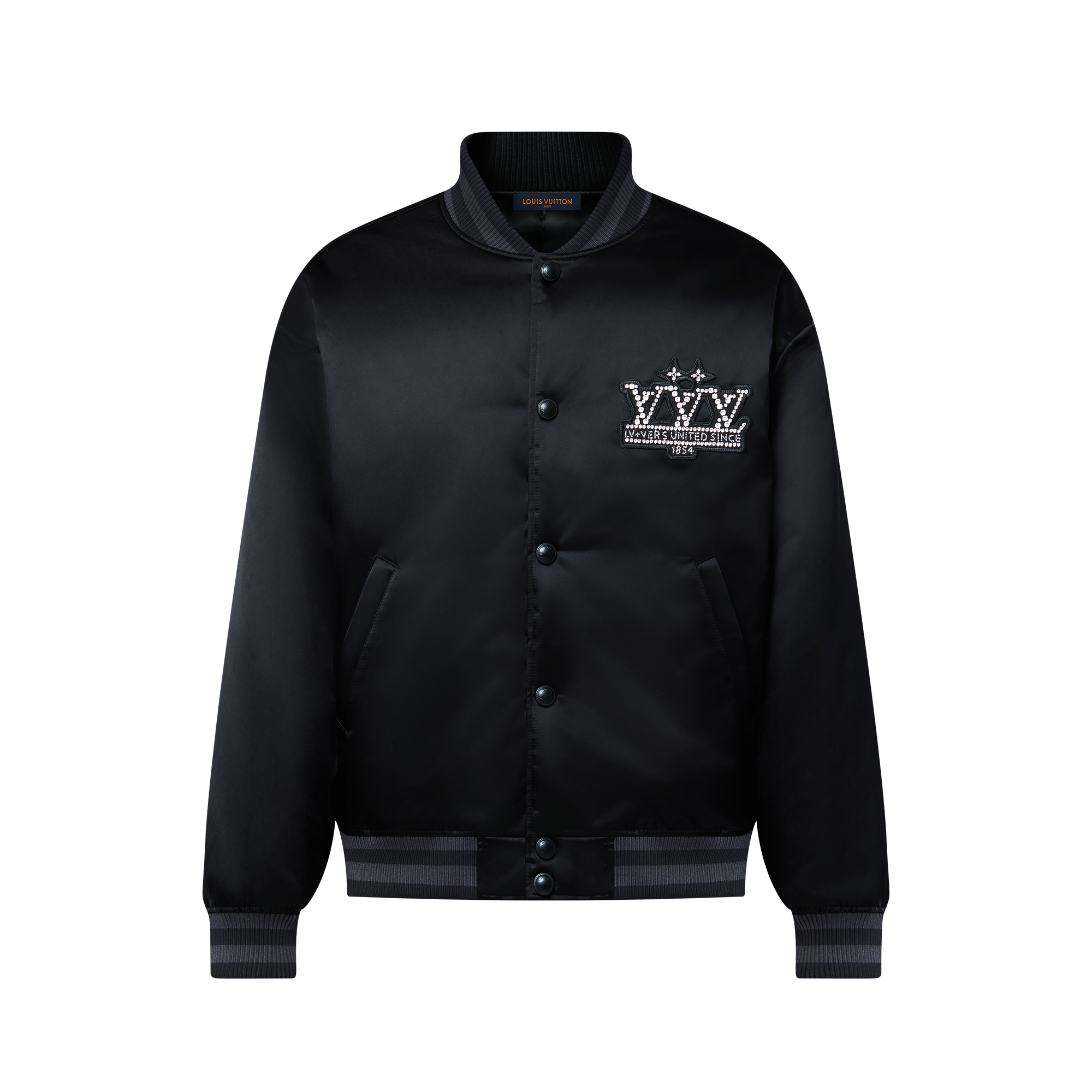  Ready-to-Wear Coats and Outerwear Embellished Nylon Baseball Blouson  | Louis Vuitton ® (Product zoom)
