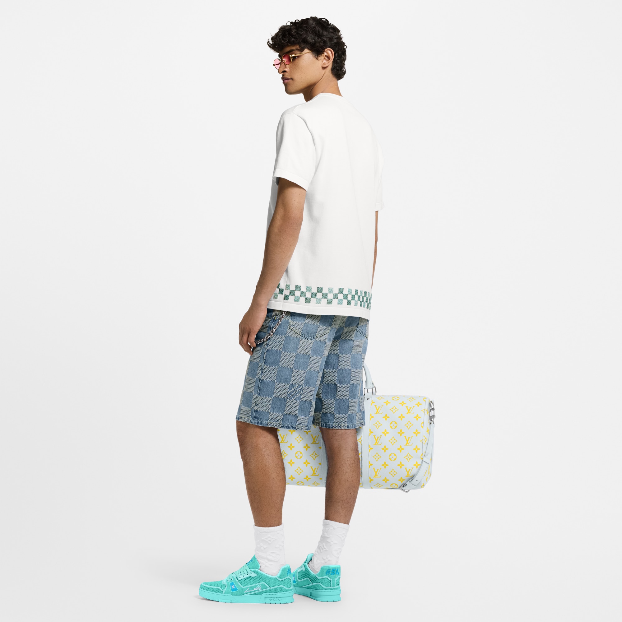  Ready-to-Wear Knitwear and Sweatshirts Embellished Short-Sleeved Crewneck | Louis Vuitton ® (Product zoom)