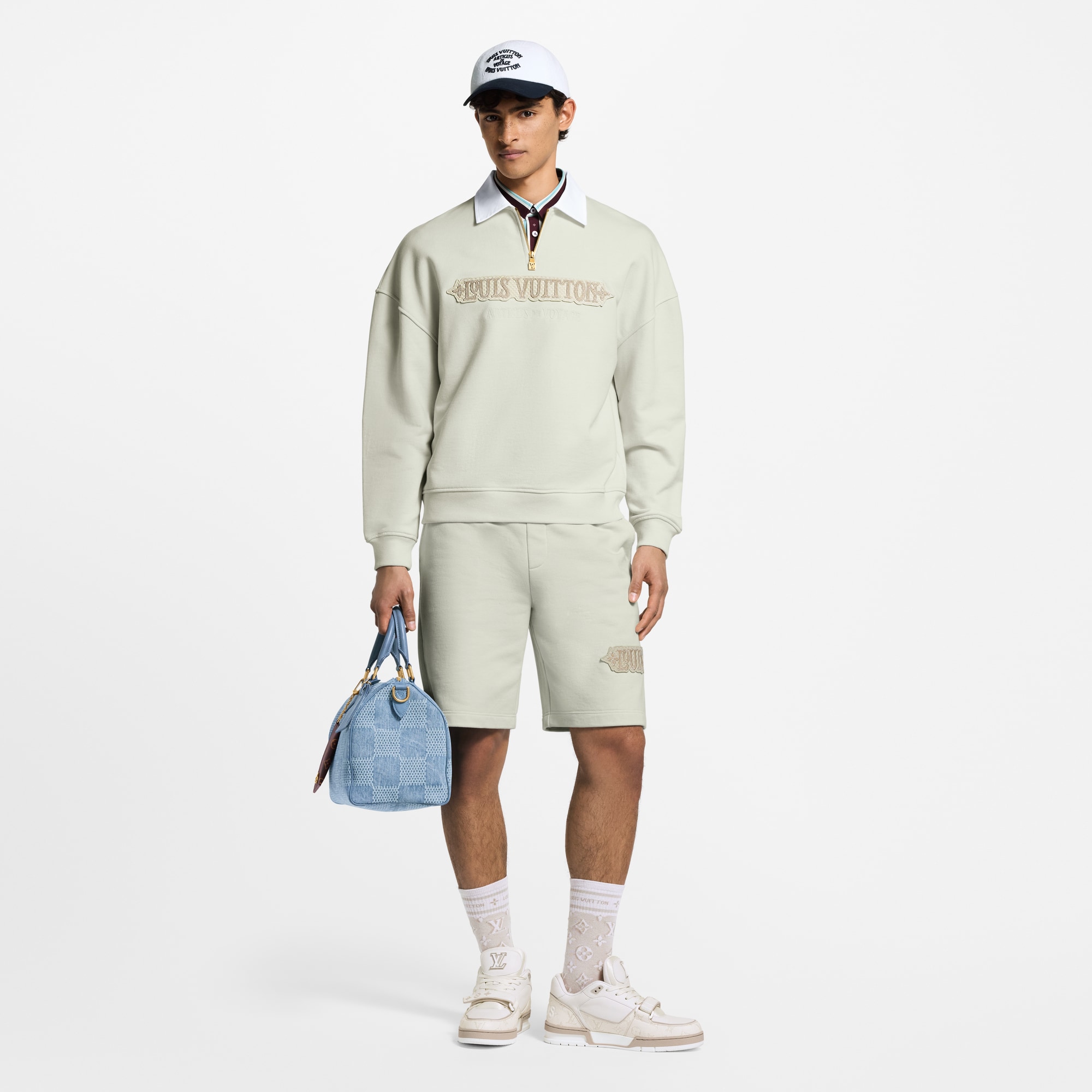  Ready-to-Wear All Ready-to-Wear Embellished Shorts | Louis Vuitton ® (Product zoom)