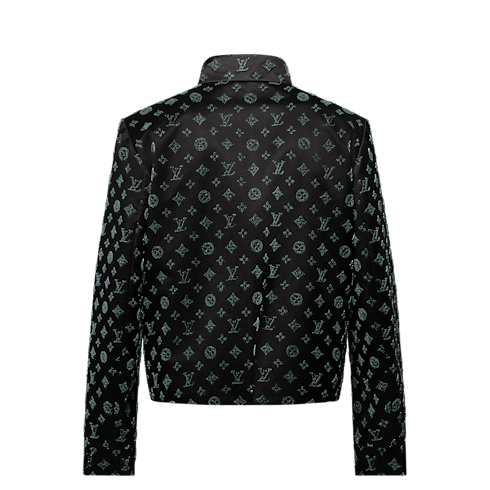 Ready-to-Wear Coats and Outerwear Embellished Silk Flight Suit Jacket | Louis Vuitton ® (Product zoom)