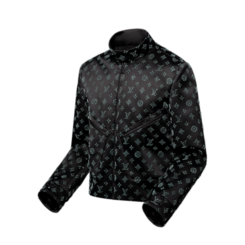 Ready-to-Wear Coats and Outerwear Embellished Silk Flight Suit Jacket | Louis Vuitton ® (Product zoom)