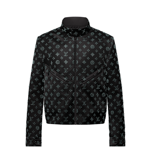 Ready-to-Wear Coats and Outerwear Embellished Silk Flight Suit Jacket | Louis Vuitton ® (Product zoom)