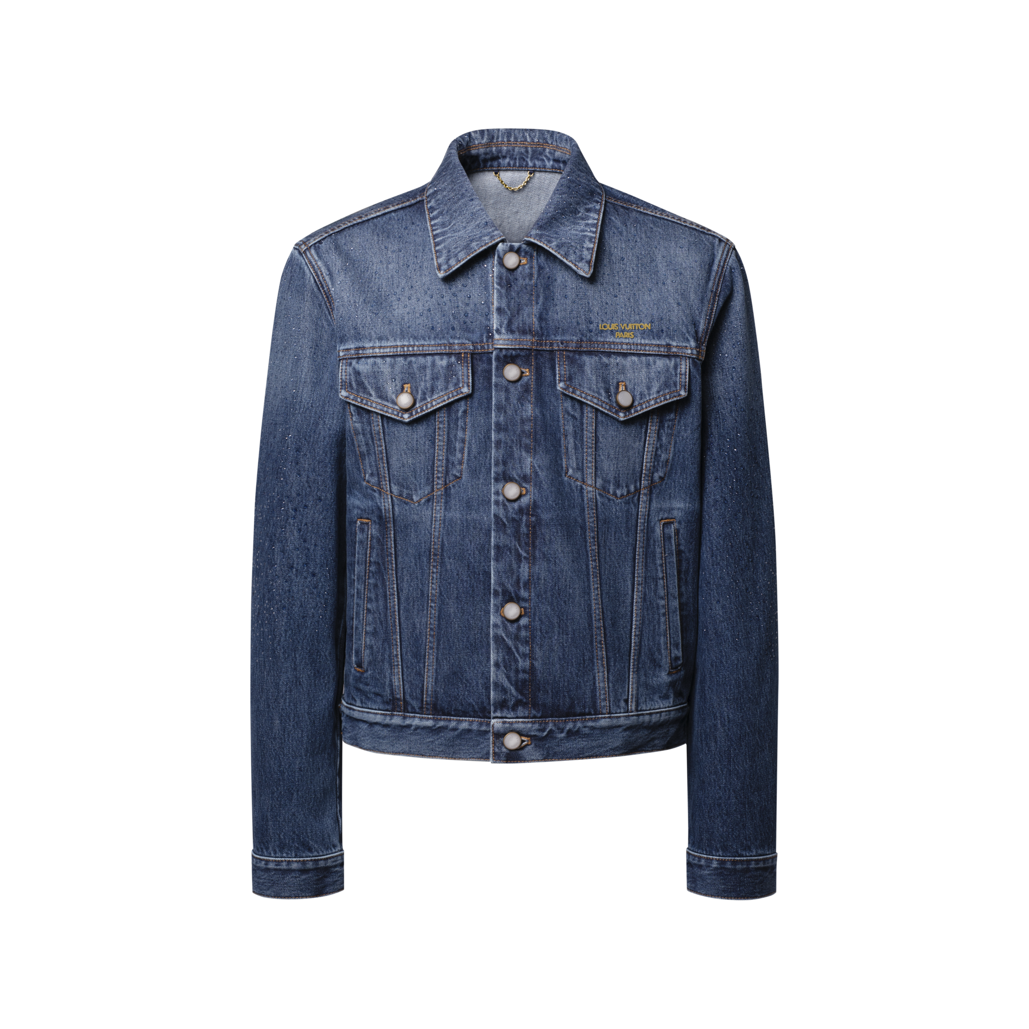 LOUIS VUITTON デニムジャケット Monogram Destroy Denim Trucker 