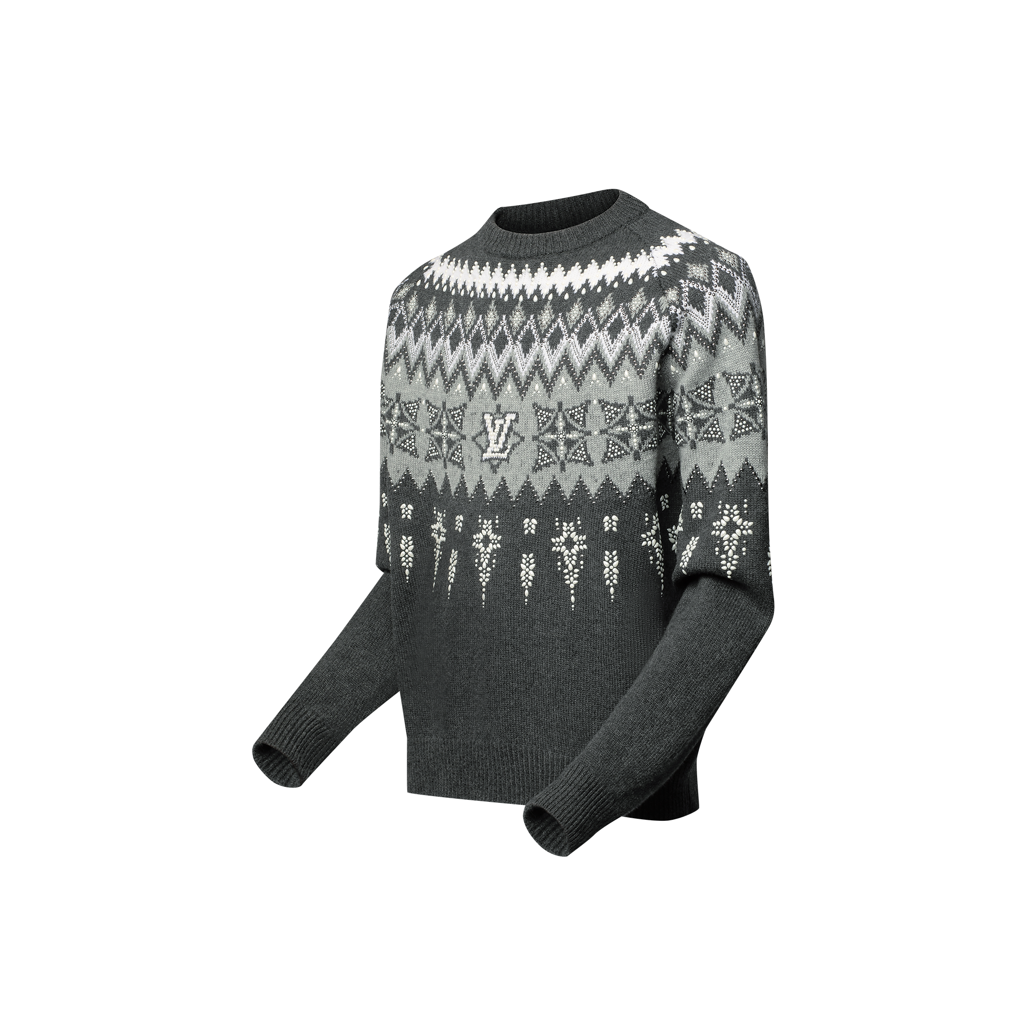 Embellished Wool-Cashmere Blend Pullover