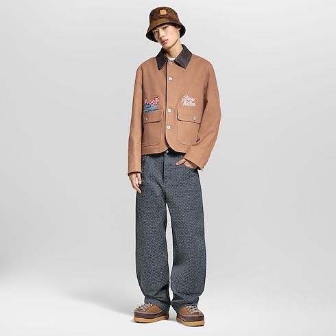 Ready-to-Wear Coats and Outerwear Embellished Workwear Jacket | Louis Vuitton ® (Product zoom)