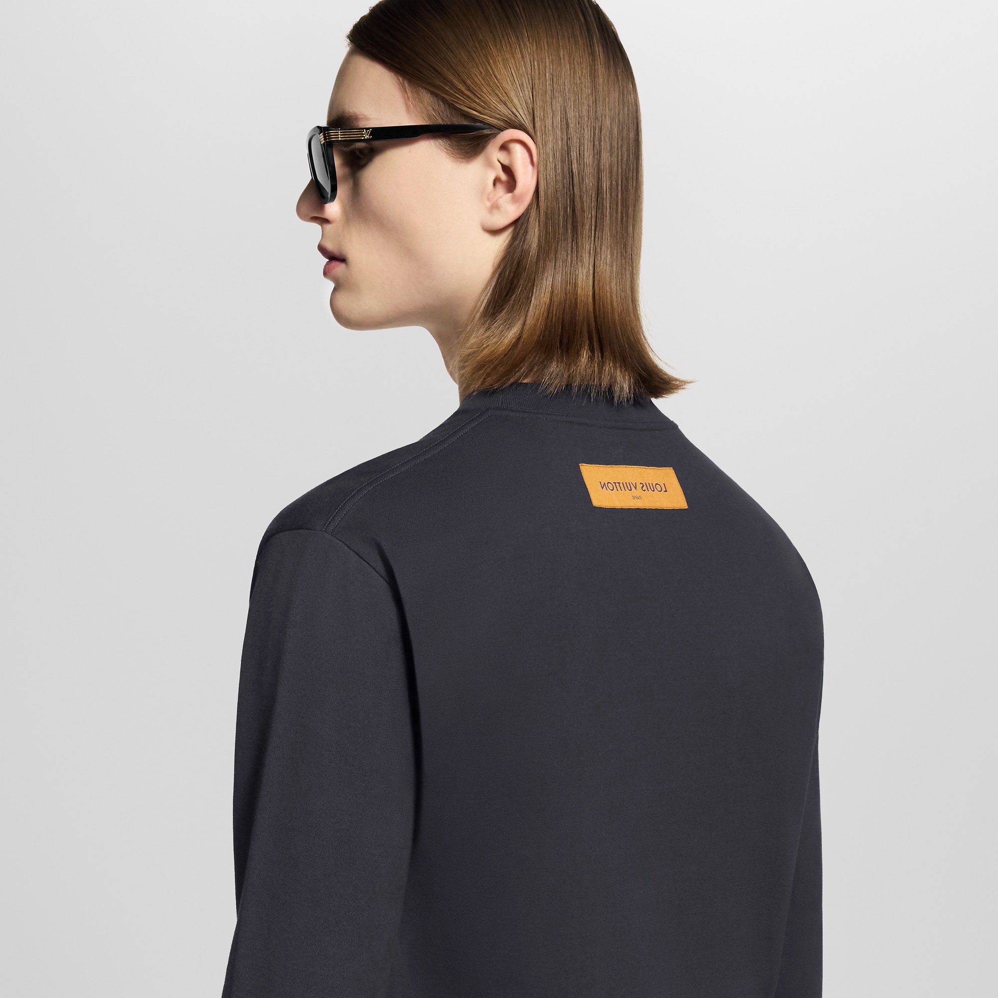 Embossed LV Long-Sleeved T-Shirt