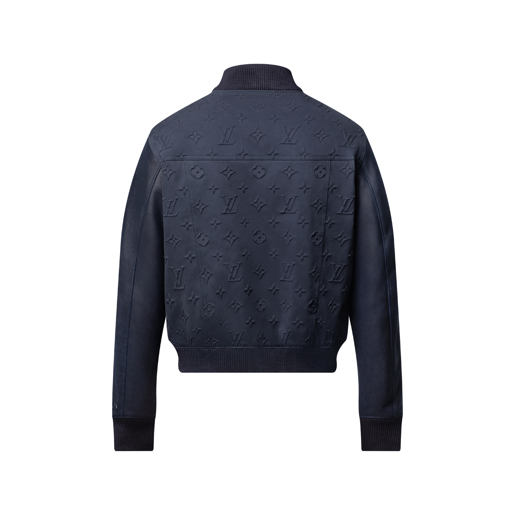 Embossed Monogram Cotton Varsity Jacket - Les Extraordinaires 