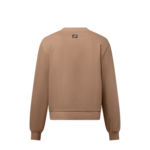 Ready-to-Wear Knitwear Embroidered Cotton Crewneck | Louis Vuitton ® (Product zoom)