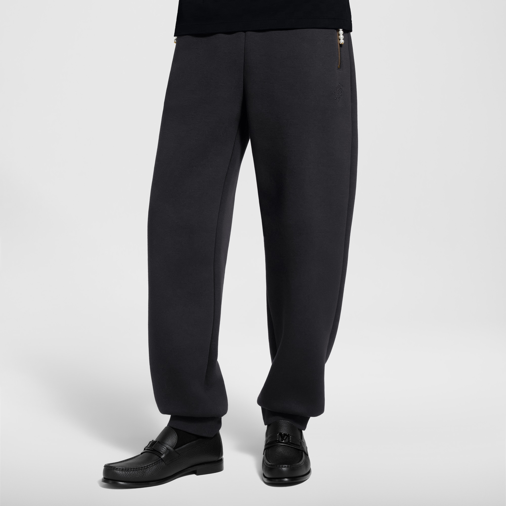  Ready-to-Wear All Ready-to-Wear Embroidered Jersey Jogpants | Louis Vuitton ® (Product zoom)