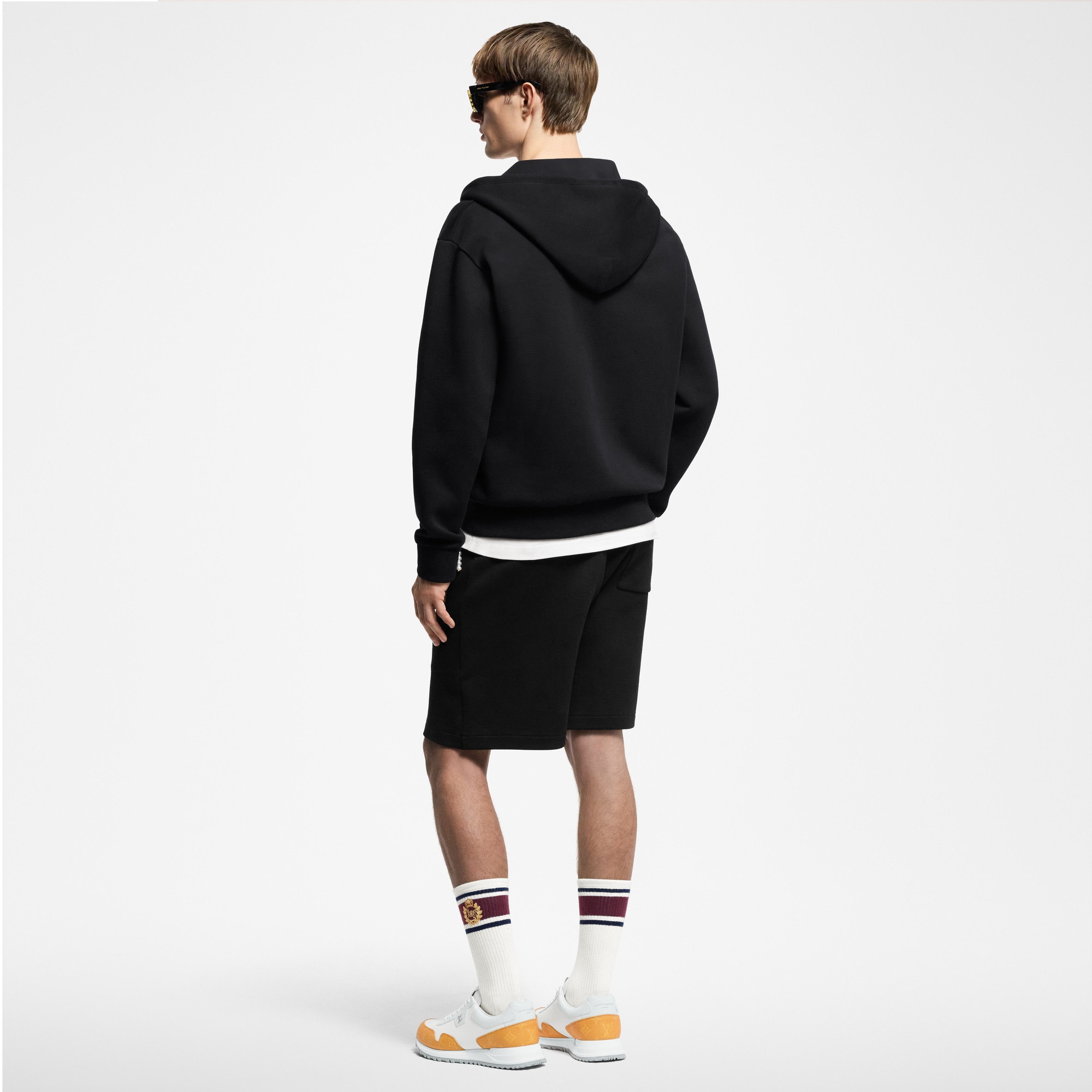  Ready-to-Wear All Ready-to-Wear Embroidered Jersey Shorts | Louis Vuitton ® (Product zoom)