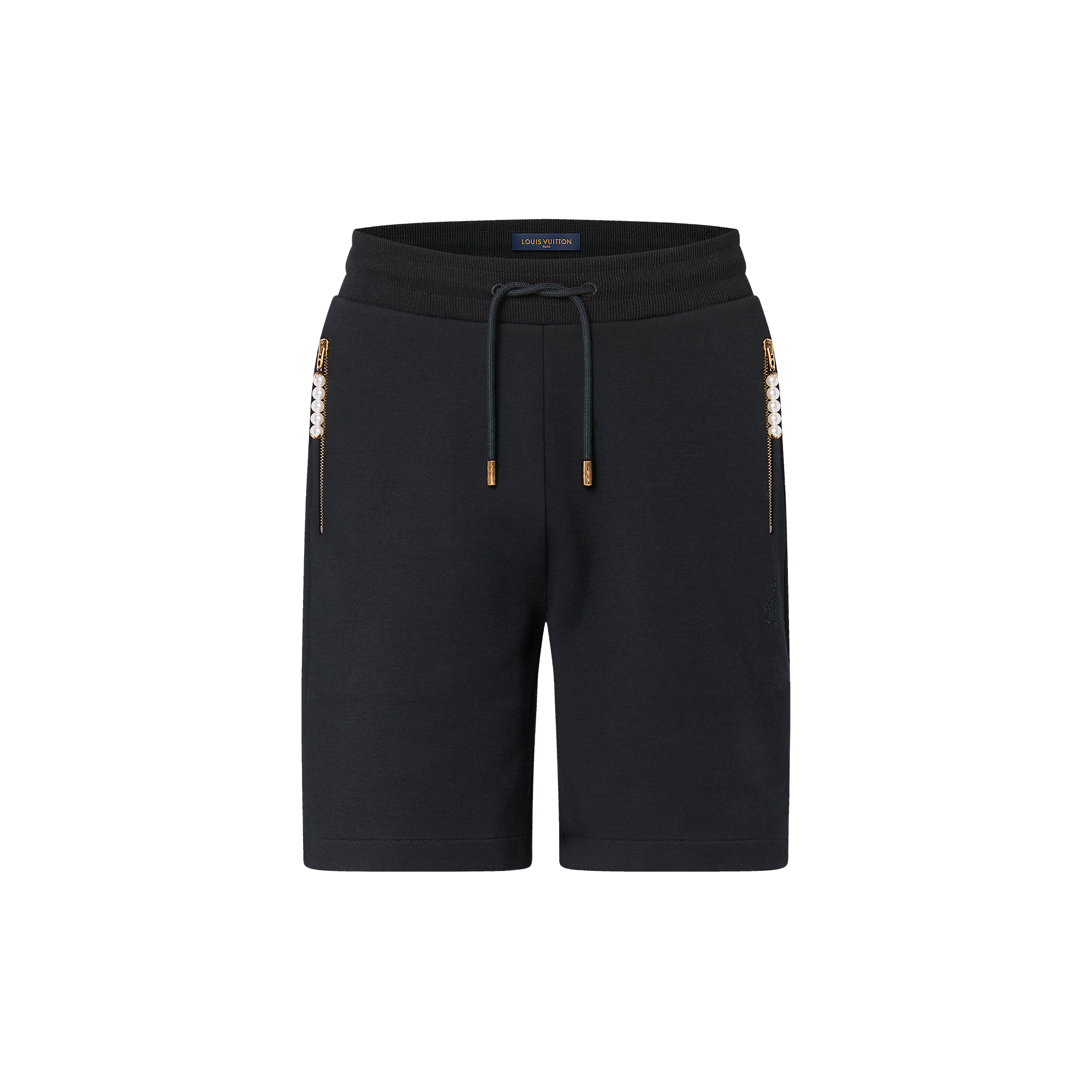 Embroidered Jersey Shorts