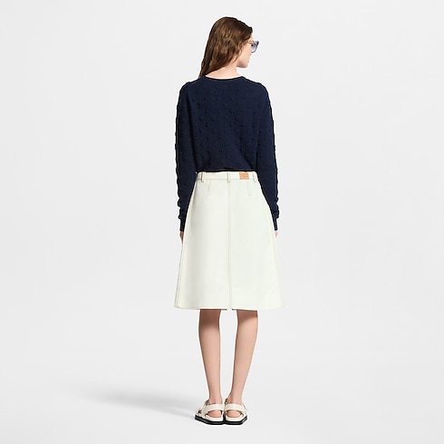 Ready-to-Wear Tops Embroidered Monogram Cashmere Pullover | Louis Vuitton ® (Product zoom)