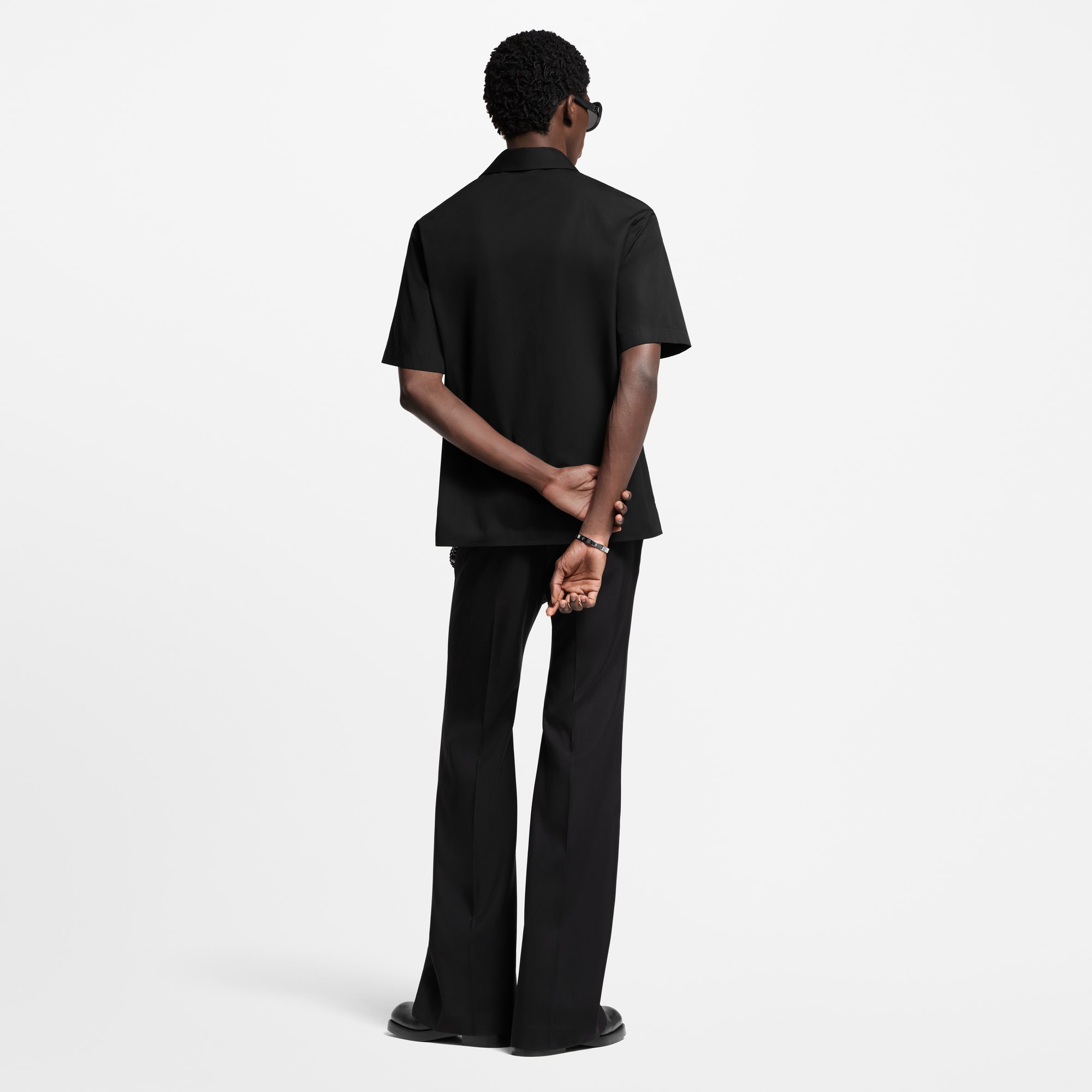  Ready-to-Wear Shirts Embroidered Short-Sleeved Cotton Shirt | Louis Vuitton ® (Product zoom)