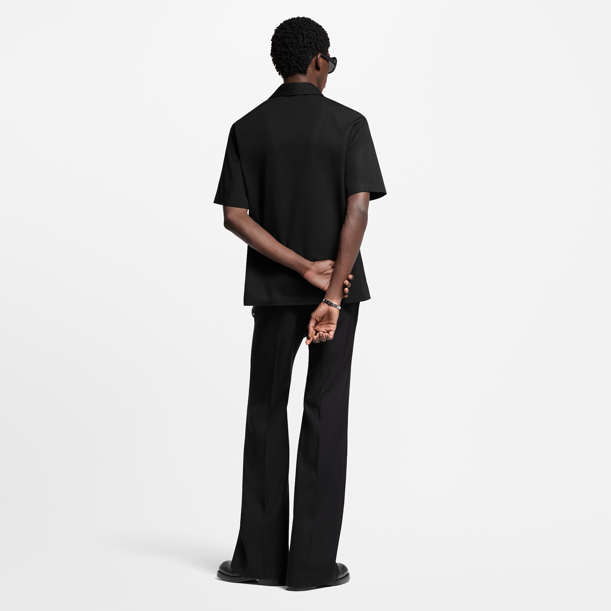 Embroidered Short-Sleeved Cotton Shirt
