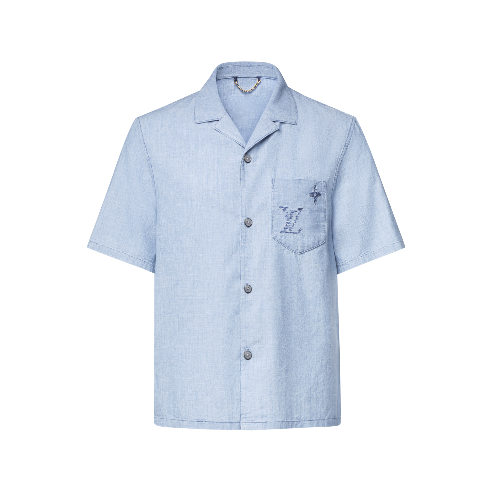 lv dress shirt Louis Vuitton LV Monogram Bleach Denim Set