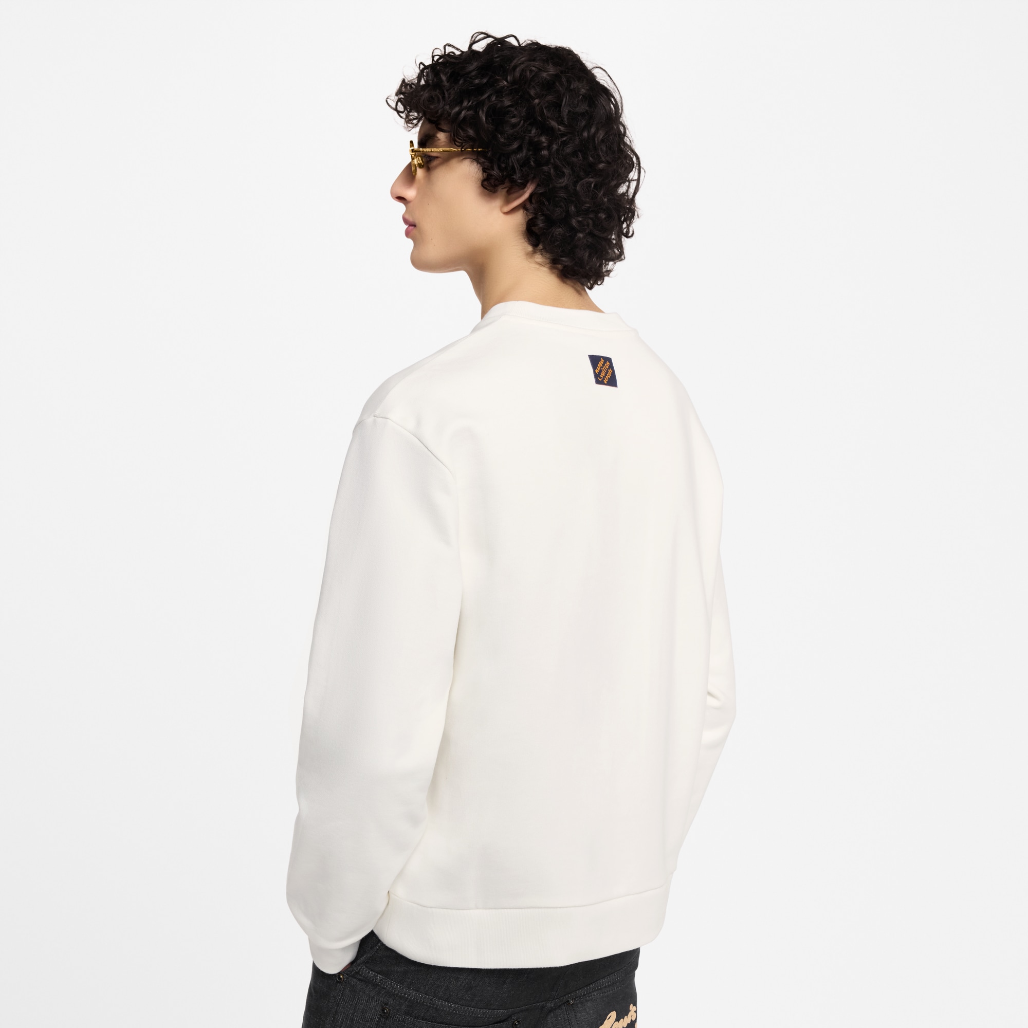  Ready-to-Wear Knitwear Embroidered Signature Crewneck | Louis Vuitton ® (Product zoom)