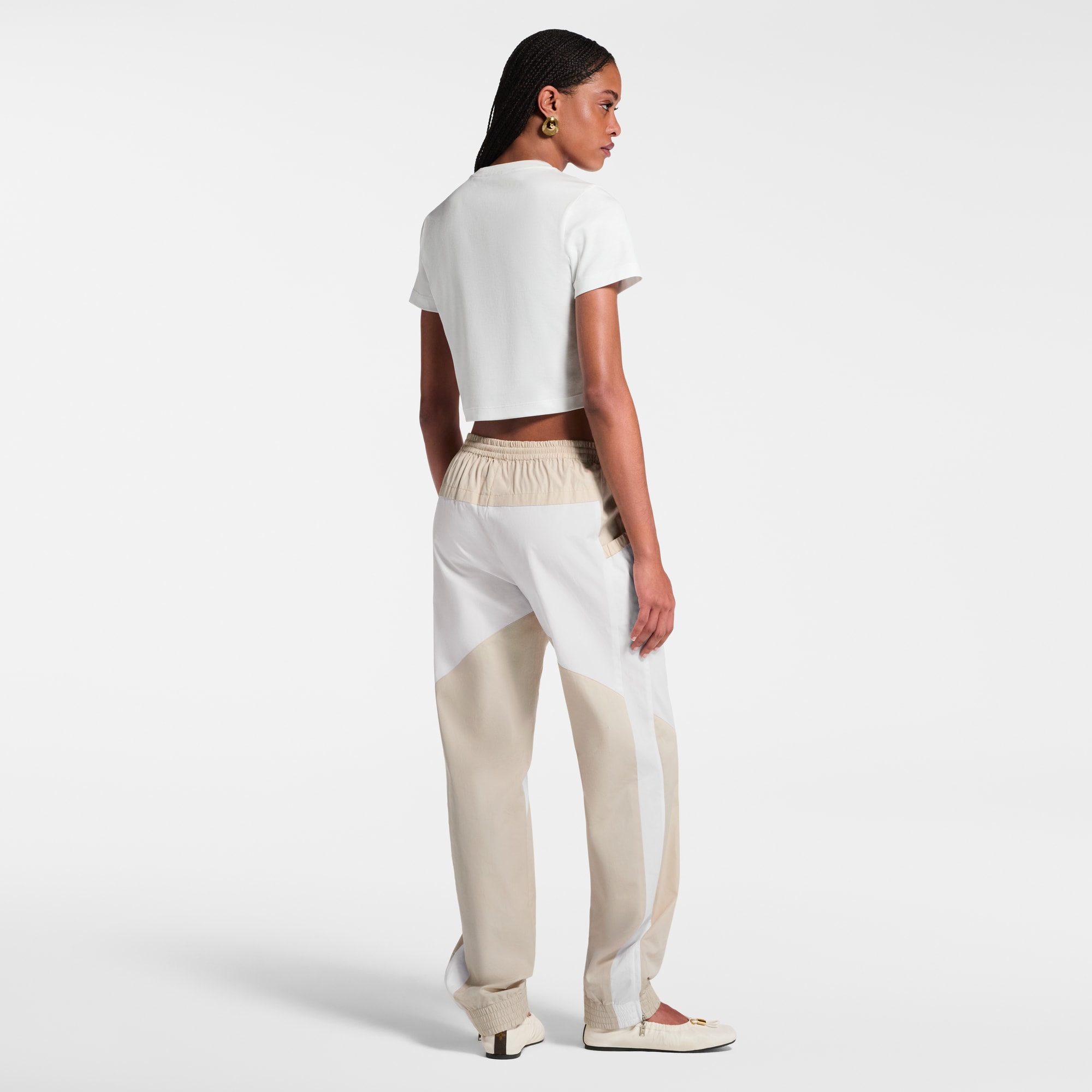  Ready-to-Wear Tops Embroidered Signature Crop Top | Louis Vuitton ® (Product zoom)