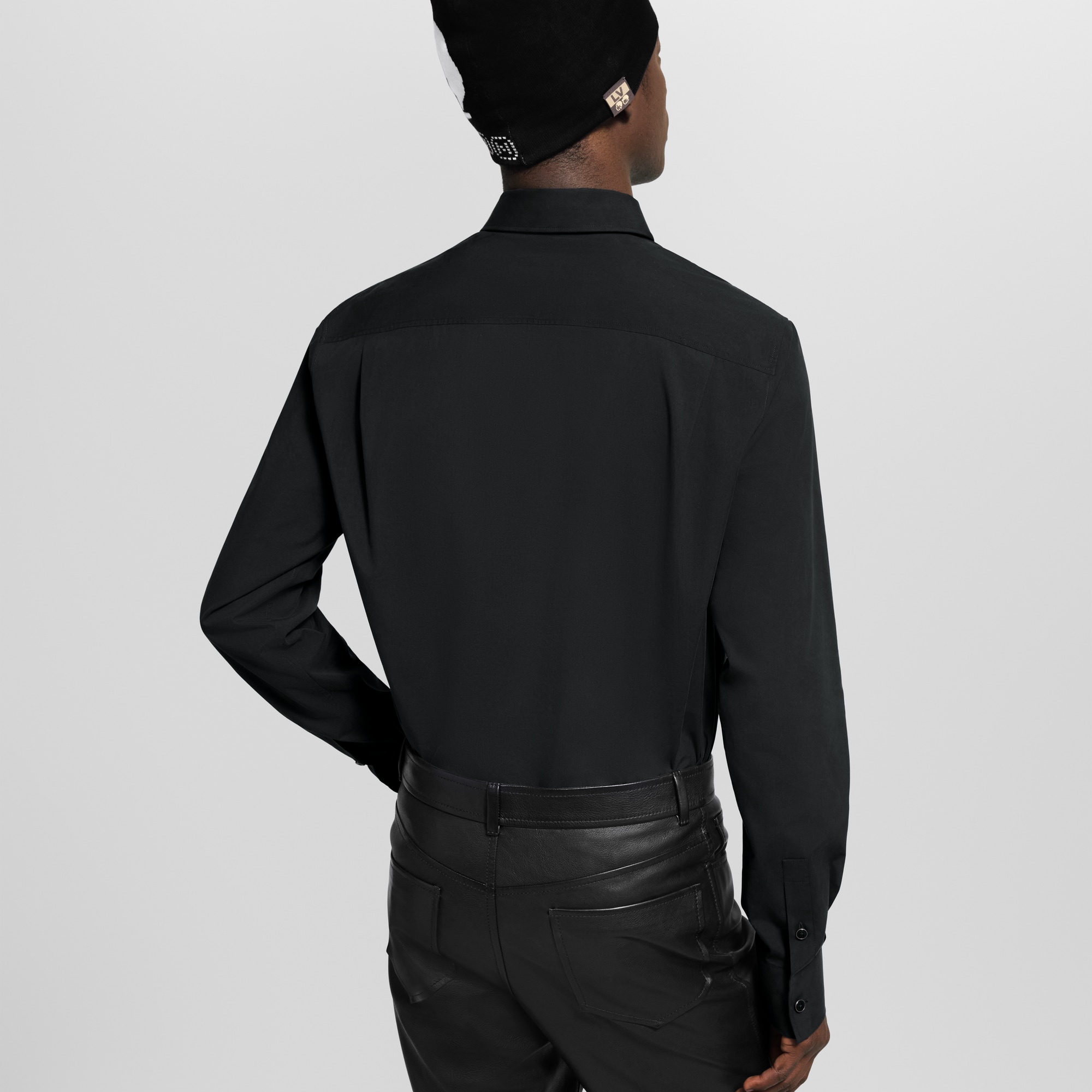  Ready-to-Wear Shirts Embroidered Signature Long-Sleeved Shirt | Louis Vuitton ® (Product zoom)