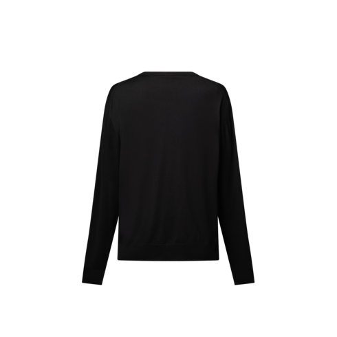 Ready-to-Wear Knitwear Embroidered Signature Pullover | Louis Vuitton ® (Product zoom)