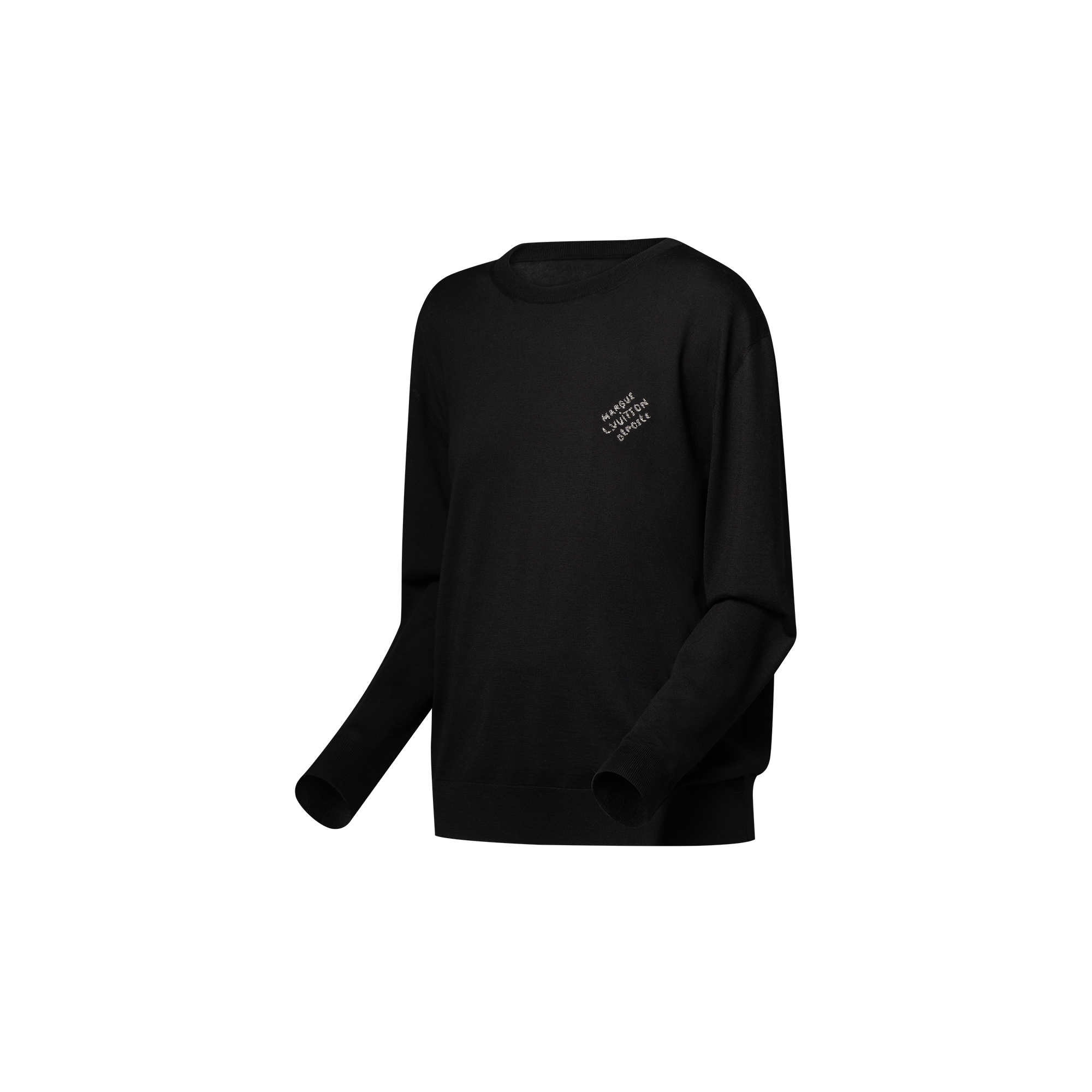  Ready-to-Wear Knitwear Embroidered Signature Pullover | Louis Vuitton ® (Product zoom)