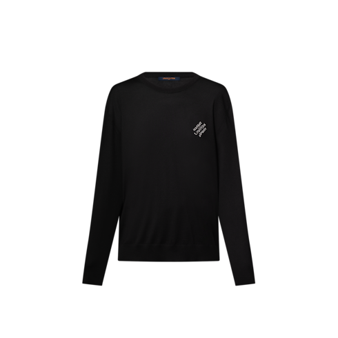 Ready-to-Wear Knitwear Embroidered Signature Pullover | Louis Vuitton ® (Product zoom)