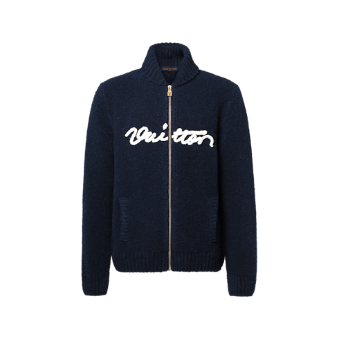Ready-to-Wear Coats and Outerwear Embroidered Signature Zippered Blouson | Louis Vuitton ® (Product zoom)