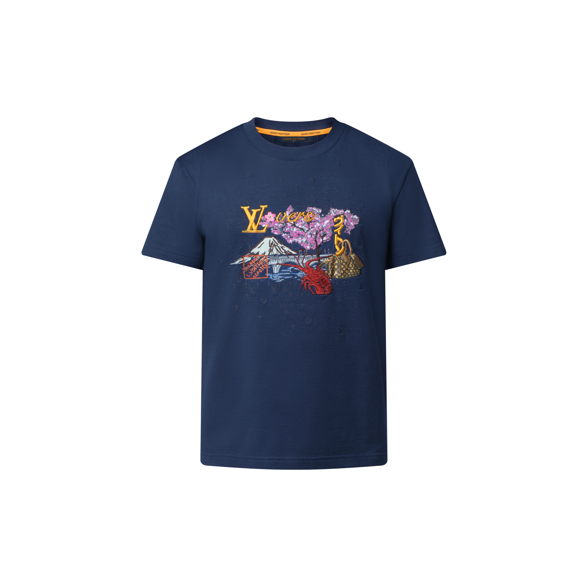  Ready-to-Wear T-Shirts and Polos Embroidered T-Shirt | Louis Vuitton ® (Product zoom)