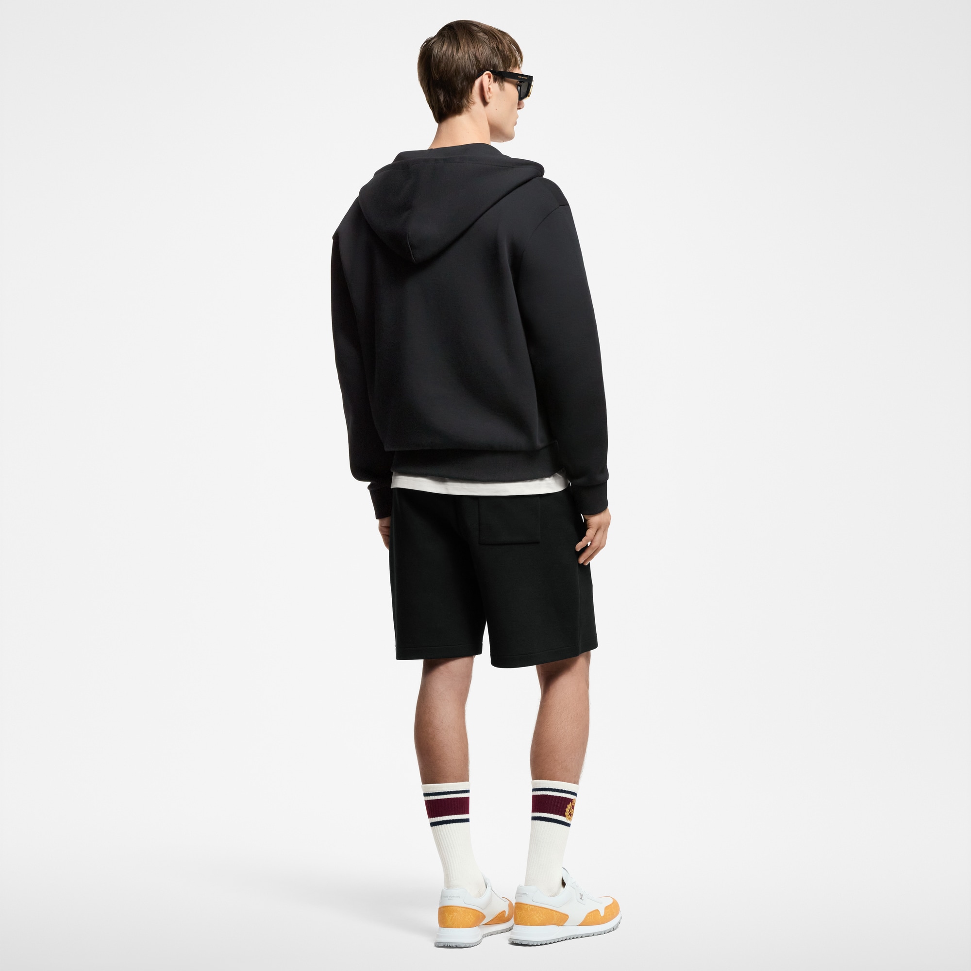  Ready-to-Wear All Ready-to-Wear Embroidered Zipped Jersey Hoodie | Louis Vuitton ® (Product zoom)