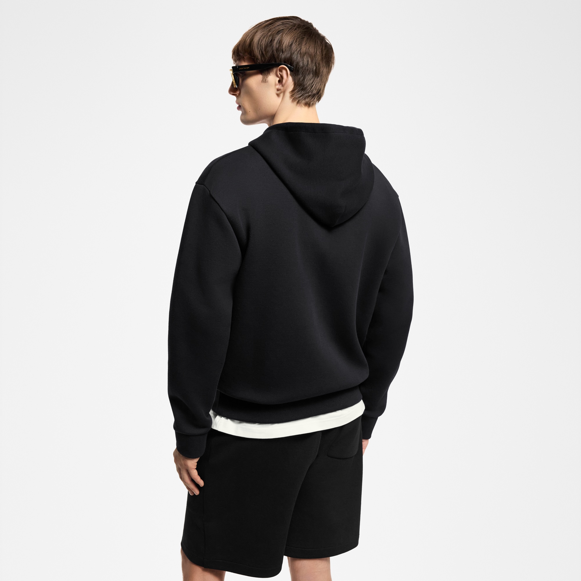  Ready-to-Wear All Ready-to-Wear Embroidered Zipped Jersey Hoodie | Louis Vuitton ® (Product zoom)
